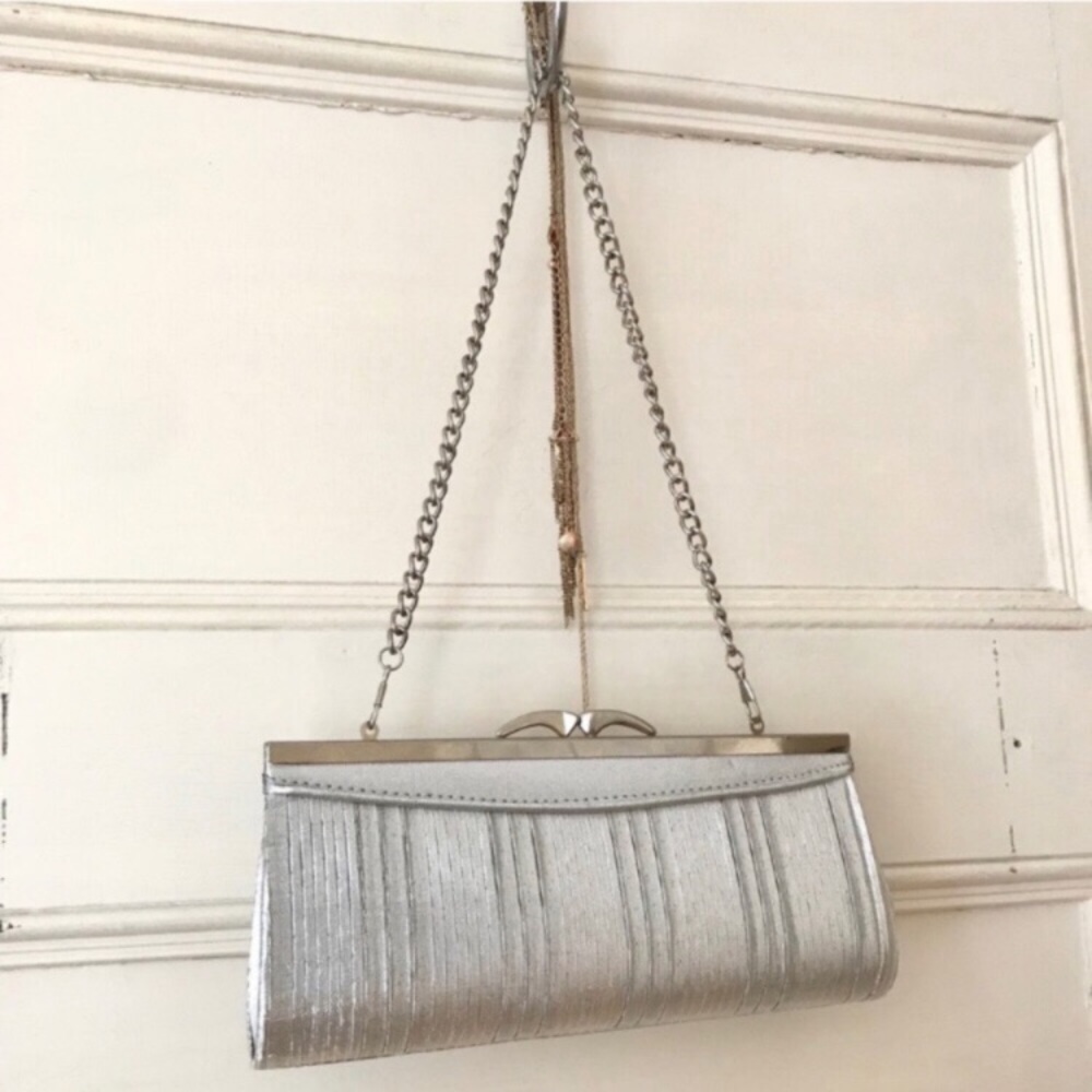 Silver Purse Perfect for Parties